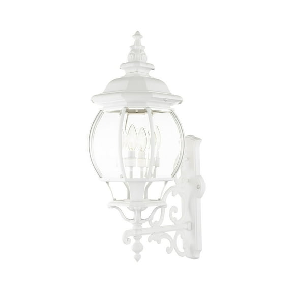 Livex Lighting - Frontenac - 4 Light Outdoor Wall Lantern in Traditional Style -