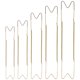 thumbnail image 1 of unbranded 5Ud Soportes Dorados Para Montar Platos En Pared Con Invisible Y Acero Inoxidable, 1 of 8