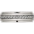 thumbnail image 3 of Stainless Steel Brushed And Polished Braided 7mm Band (Size 10.5) Made In China sr525-10.5, 3 of 5
