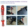 thumbnail image 1 of Compatible con amortiguador de Metal para coche Mn D90 Mn-90 Mn99s C14 C24 C34 Rc con accesorios de piezas de mejora de extensión, 1 of 5