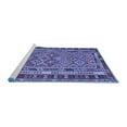 thumbnail image 2 of Ahgly Company Machine Washable Indoor Rectangle Southwestern Blue Country Area Rugs, 3' x 5', 2 of 4