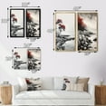 thumbnail image 4 of Designart "Whispers of the Coast II" Beach Wall Art Set Of 2 - Grey Beach Gallery Wall Set For Home Decor, 4 of 7
