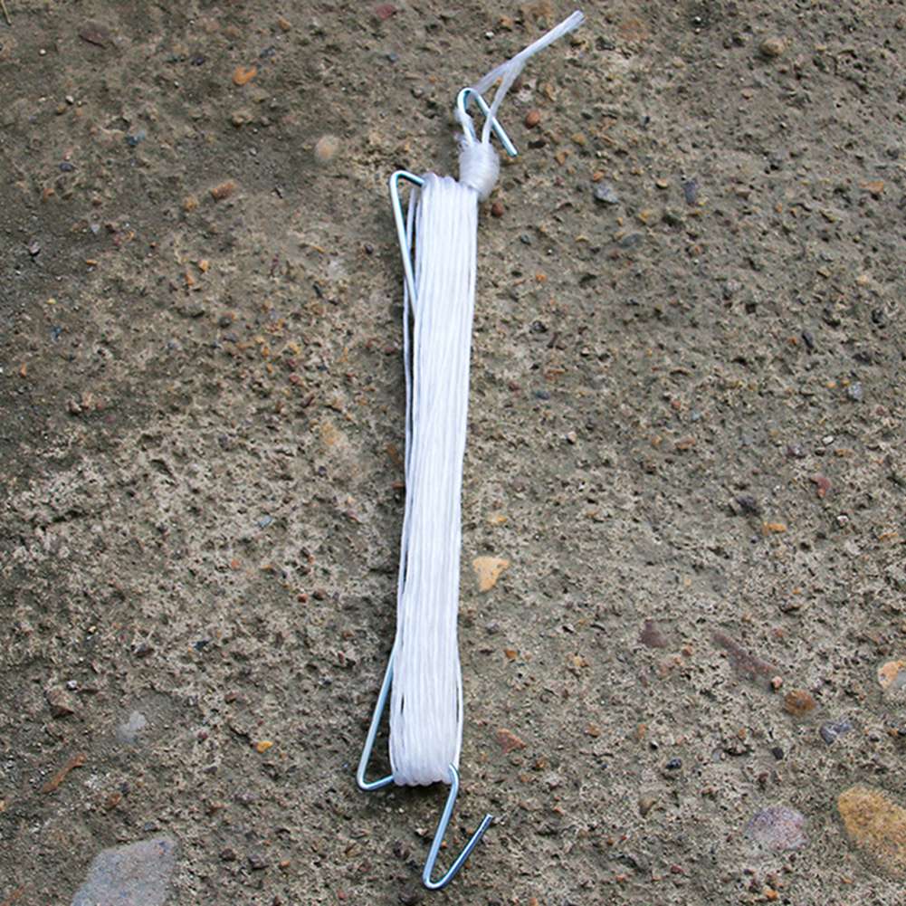 Tomato Hook V Type Twine on Hook 8 Yard Length Plant Ties Supports Tool