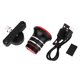 thumbnail image 1 of Lámpara de seguridad nocturna para ciclismo de montaña recargable por USB Luz trasera LED inteligente para bicicleta con sensor de freno, 1 of 8