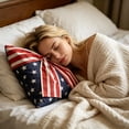 250th Anniversary Pillow Cover with American Flag Design, Double-sided ...