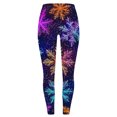 thumbnail image 4 of Ninixx Womens Christmas Funny Printed Leggings High Waisted Stretch Full Length Yoga Pants Holiday Casual Workout Pants, 4 of 9