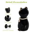 thumbnail image 4 of Urna para gatos DidiBirdi, cerámica elegante, para cremación, 7 kg, con collar, 4 of 9
