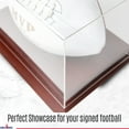 thumbnail image 3 of DECOMIL- Football Display Case 4 Sides Visible UV Protection, Cherry Finish, 3 of 6