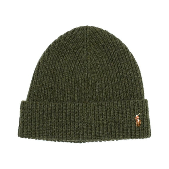 Polo Ralph Lauren Men's Signature Cuff Hat dark green