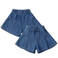 thumbnail image 2 of YTDSCS 1-8Y Girls Denim Jeans Shorts for Kids Baby,Toddler Stretch Denim Jeans Shorts for Girls, 2 of 8