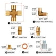 thumbnail image 4 of Universal Turbo Oil Feed Line Adapter Kit with 1/8 NPT & 4 AN, 4 of 5