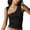 Black, variant on Women Summer Tops Women's Solid Color Asymmetric Neckline Sexy Backless Crop Top Slim Fit Vest For Outerwear Camisole Undershirt Women Build Bra Camisole Classic Top Cropped Set but Did You Dark Gray