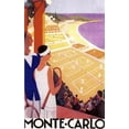 thumbnail image 2 of Vintage Apple Collection 21x32 Gold Ornate Wood Framed with Double Matting Museum Art Print Titled - Monte Carlo Tennis, 2 of 4