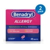 (2 pack) (2 Pack) Benadryl Ultratabs Antihistamine Allergy Medicine Tablets, 48 ct
