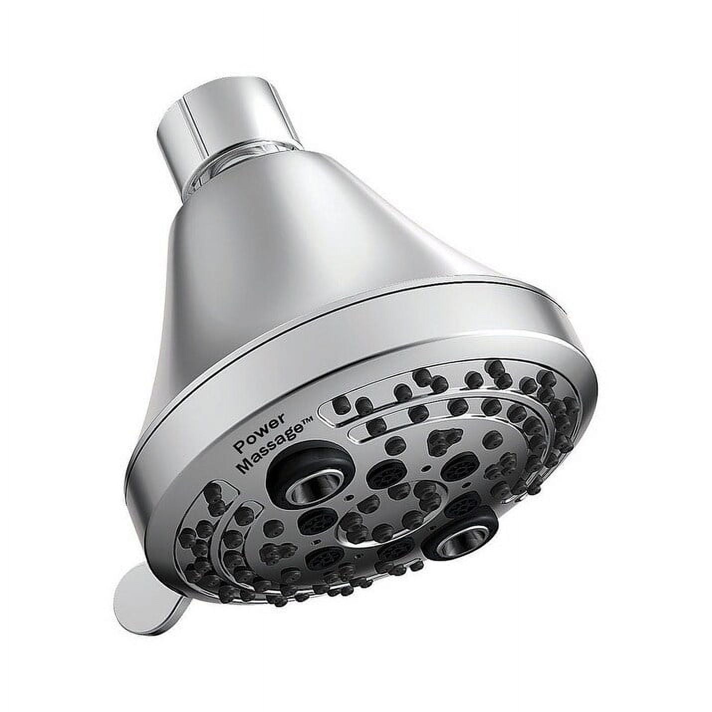 Oxygenics PowerMassage Fixed Showerhead, Chrome, 5-Spray, 1.75 GPM