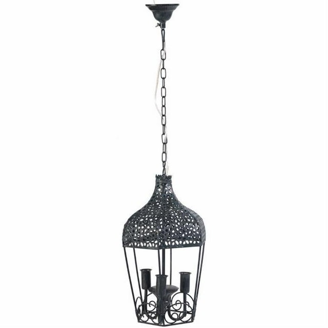 Benzara BM149581 Lustre de Style Urbain Traditionnel&44; Gris