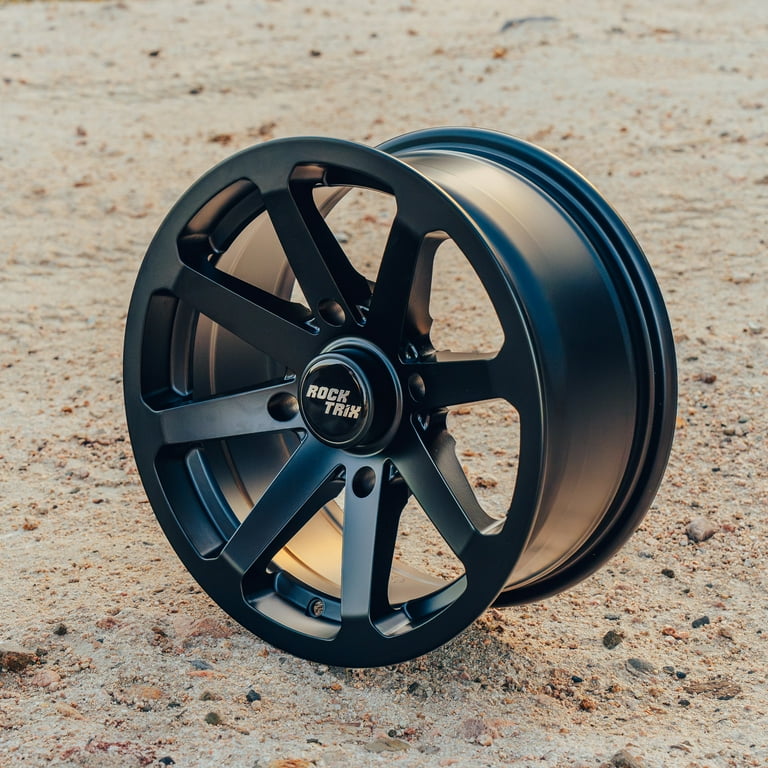 RockTrix RT102 15in Wheels 15x7, 4x156 Bolt Pattern, 4+3 offset