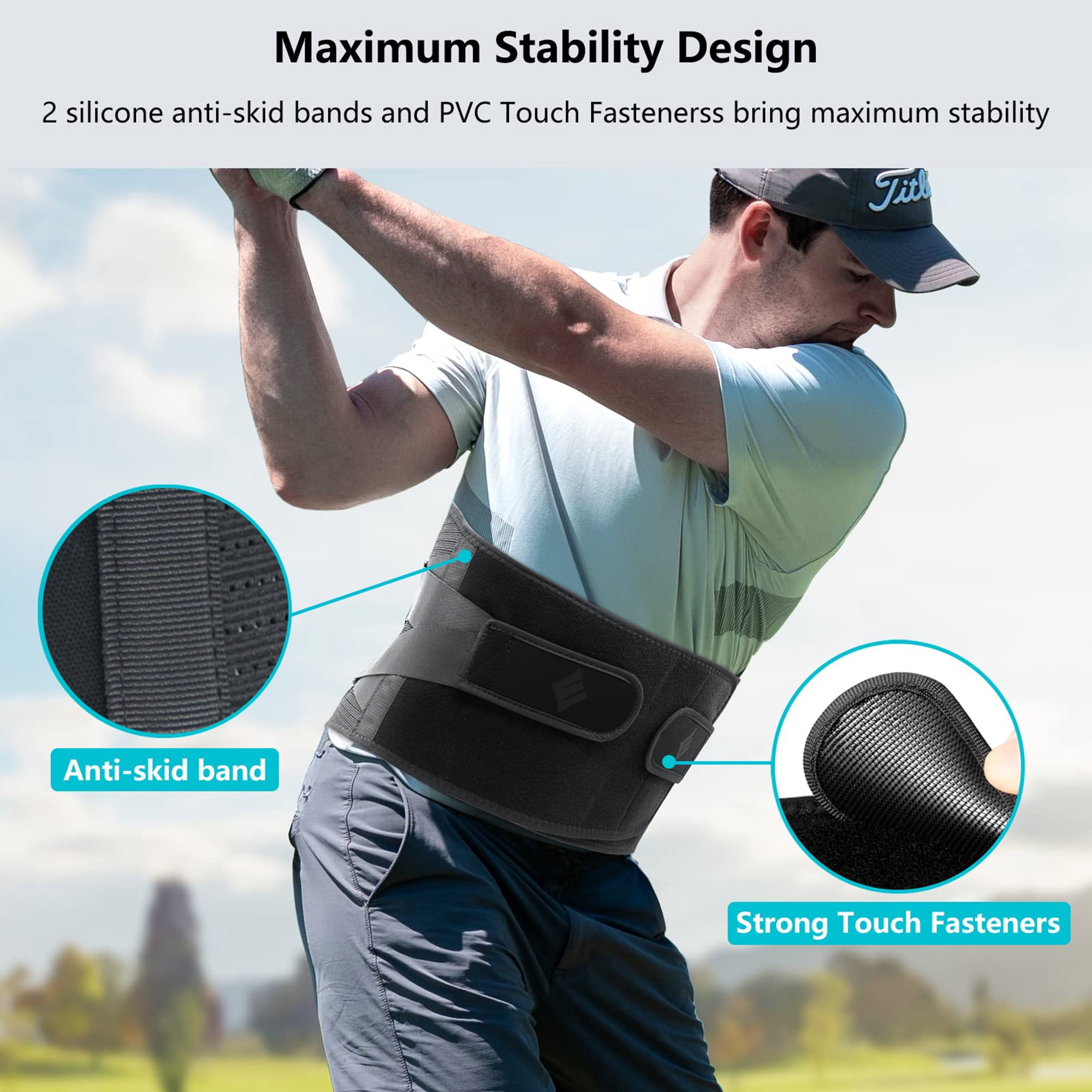 NEENCA Back Brace Posture Corrector for Women and Men , Lower Back Pain Relief, Back Straighter Instant Posture Corrector - S