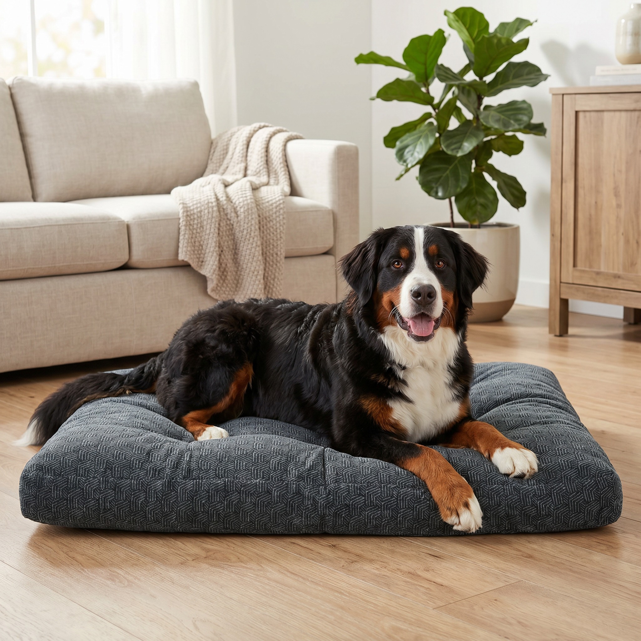 Vibrant Life Extra Large Ultra Soft Tufted Pet Bed, 38x48" photo 3