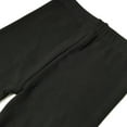 thumbnail image 2 of Wrapables® Cotton Solid Colored Leggings for Girls (Set of 2), Black and White, Large, 2 of 4