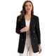 thumbnail image 1 of Chaqueta Clásica de Tabajo de Manga Larga con Botones y Solapa para Mujer Blacer Elegante Negro L, 1 of 5