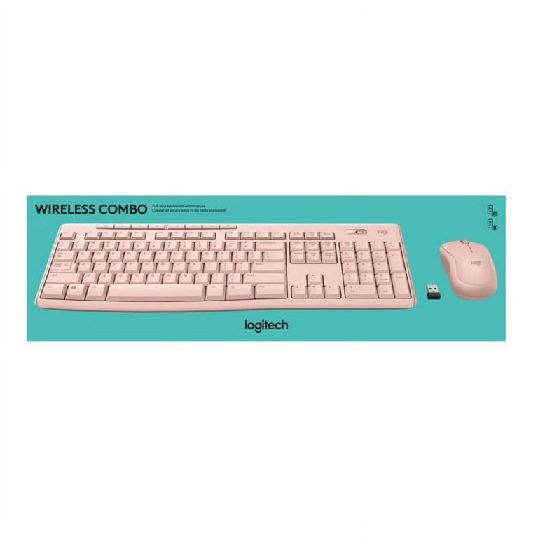 Logitech Wireless Keyboard and Mouse Combo for Windows, 2.4 GHz