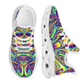 thumbnail image 1 of Zapatos de exterior transpirables de malla colorida y alucinante, cómodos y casuales, para correr en primavera, planos y suaves., 1 of 6