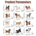 thumbnail image 3 of 12PCS Mini Dog Figurines Playset, Realistic Detailed Plastic Puppy Figures, Cute Hand Painted Mini Dog Figures Toy Set, Dog Cake Topper Easter Egg Birthday Gift, 3 of 7