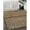 thumbnail image 3 of Ahgly Company Machine Washable Indoor Rectangle Abstract Bakers Brown Area Rugs, 8' x 10', 3 of 7