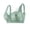 Green, variant on Paiwinds Bralette for Women Front Closure Wirefree Lace Wide Straps Plus Size Everyday Comfort