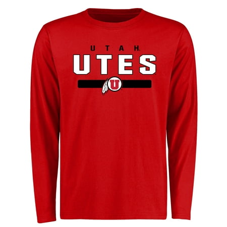 - Utah Utes Team Strong Long Sleeve T-Shirt - Red