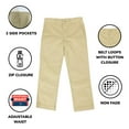 thumbnail image 3 of Boy's Flat Front School Uniform Pants, 3 of 5