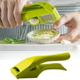 thumbnail image 2 of Multifunctional Garlic Press - Stainless Steel & PP, Easy Clean, Multi-Use - for Garlic, Onions & Peppers in Kitchen, 2 of 7