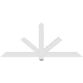 thumbnail image 4 of 72"W x 30"H x 2"D x 4"F, 10/12 Pitch, Kennewick Architectural Grade PVC Gable Bracket, 4 of 8