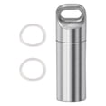 thumbnail image 1 of Organizador de pastilleros, pastillero duradero, pastillero de Metal, caja de botella de pastillas de supervivencia para acampar y viajar al aire S, 1 of 8