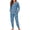Blue Panda, variant on FOR U DESIGNS Pink Koala Women 2 Piece Pajamas Sets Long Pants and Crew Neck Tops Size 2XL Drawstring Nightwear Sets Long Sleeve Sleepwear Soft with Pockets for Women
