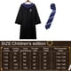 thumbnail image 4 of Disfraz De Alfarero Magic Robe Cape Capa con capucha para juegos de rol para adultos y niños (Azul 2PCS 145), 4 of 8