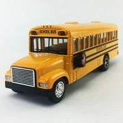 Kinsfun 6" Inch Yellow School Bus Diecast Model Toy