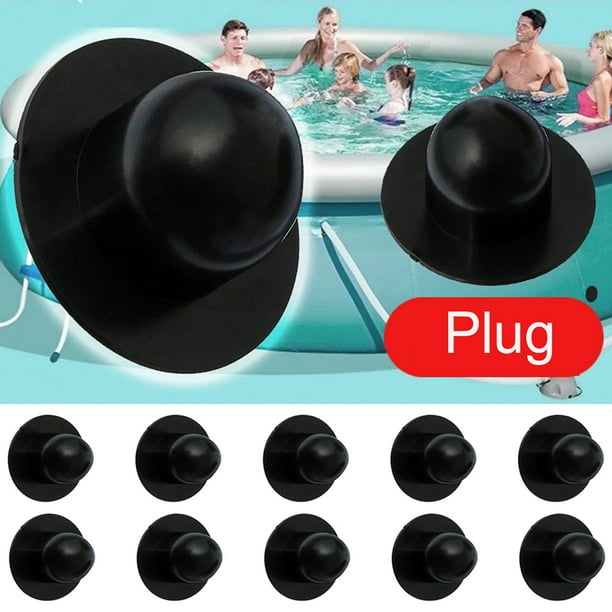 Cheers.US 5Pcs/10Pcs Replacement Ground Swimming Pool Filter Pump Strainer Hole Plug Stopper