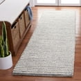 thumbnail image 2 of SAFAVIEH Natura Fredrick Striped Runner Rug, Ivory/Grey, 2'3" x 8', 2 of 8