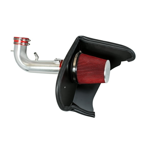 Cold Air Intake Airflow Induction System with Heat Shield Kit   Filter Combo Red Compatible For 16-24 Chevy Camaro 3.6L V6