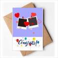 thumbnail image 1 of September Music Photo Valentines Day Wedding Cards Congratulations Greeting Envelopes, 1 of 3