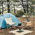thumbnail image 2 of YIEMEEN Heavy Duty Glass Fiber Fire Retardant Blanket Fireproof Thermal Resistant Cloth Outdoor Camping Picnic Barbecue Mat, 2 of 12