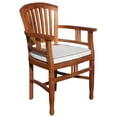thumbnail image 3 of 11 Piece Teak Wood Orleans Patio Dining Set With Cushions, 3 of 3