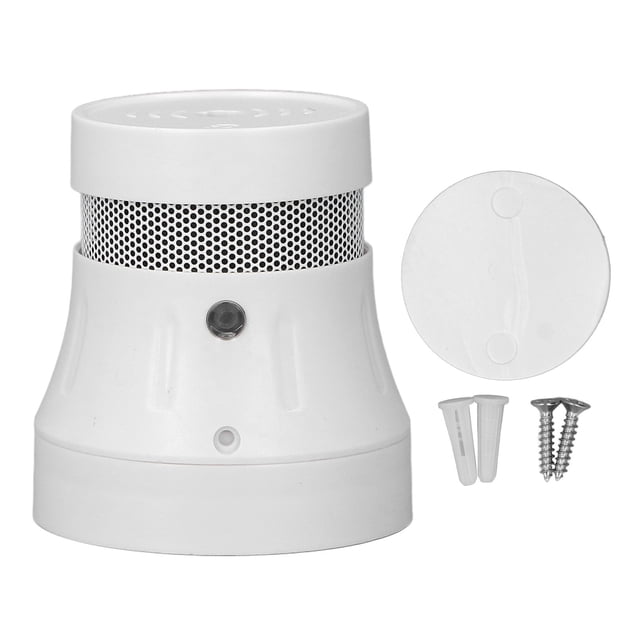 Detector de humo inteligente Jadeshay ABS con botón de prueba
