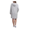 thumbnail image 2 of TOMMY HILFIGER Womens Gray Color Block Long Sleeve Knee Length Dress Plus 2X, 2 of 2