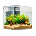 thumbnail image 1 of KFFKFF Fish Tank Aquarium, 3.5 Gallon Arch Ultra-Clear GPPS Starter Smart Tank Adjustable 3 Color Lighting, Self Cleaning System Fishbowl for Freshwater & Saltwater Fish Home, 1 of 9