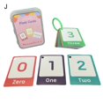thumbnail image 2 of Baby Flash Card Thickened Eye Protection Improve Logic Early Learning Flash Card Animal Number Alphabet Card Kit Newborn, 2 of 8