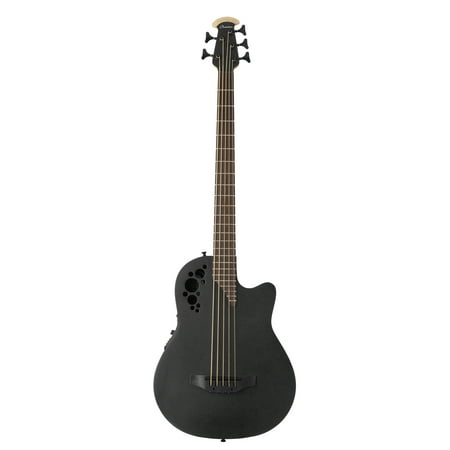 Ovation Elite TX 5-String Acoustic Electric Bass Guitar - Black