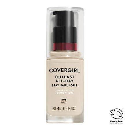 COVERGIRL Outlast All-Day Stay Fabulous 3-in-1 Foundation, 805 (Best Covergirl Makeup Products)